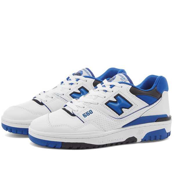 ニューバランス メンズ スニーカー シューズ New Balance BB550SN1 White & Royal