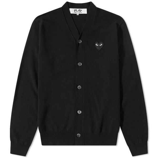 コム・デ・ギャルソン メンズ ニット・セーター アウター Comme des Garcons Play Cardigan Black & Black