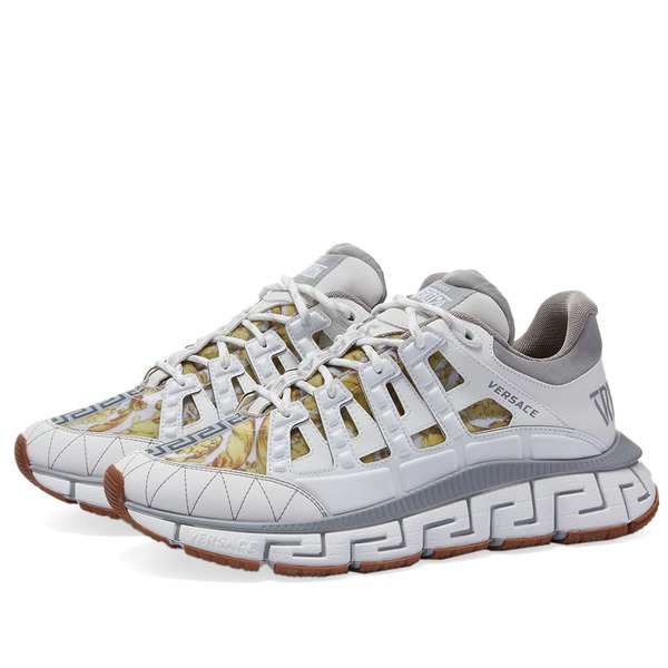 ヴェルサーチ メンズ スニーカー シューズ Versace Chain Reaction Sneakers White｜au PAY マーケット