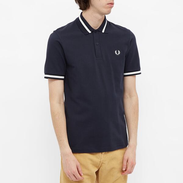 フレッドペリー メンズ ポロシャツ トップス Fred Perry Original Single Tipped Polo Navy