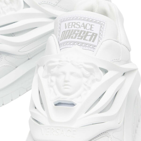 ヴェルサーチ メンズ スニーカー シューズ Versace Medusa Head Sneaker White