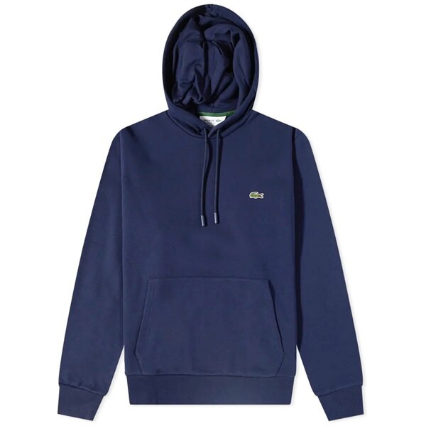 ラコステ メンズ パーカー・スウェット アウター Lacoste Classic Hoodie Navy