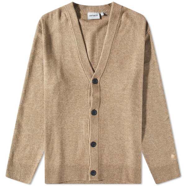 カーハート メンズ ニット・セーター アウター Carhartt WIP Albion Cardigan Jasper Heather