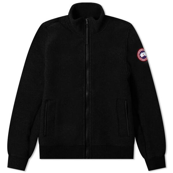 カナダグース メンズ ジャケット・ブルゾン アウター Canada Goose Lawson Fleece Jacket Black