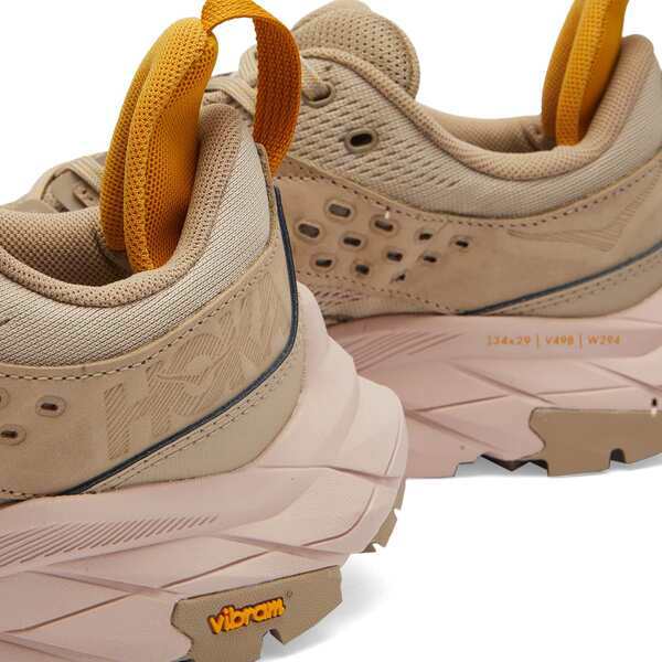 ホッカオネオネ メンズ スニーカー シューズ HOKA ONE ONE Anacapa Breeze Low Oxford Tan & Peach Whip