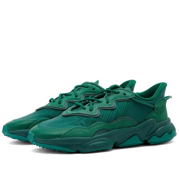 アディダス メンズ スニーカー シューズ Adidas Ozweego W Dark Green