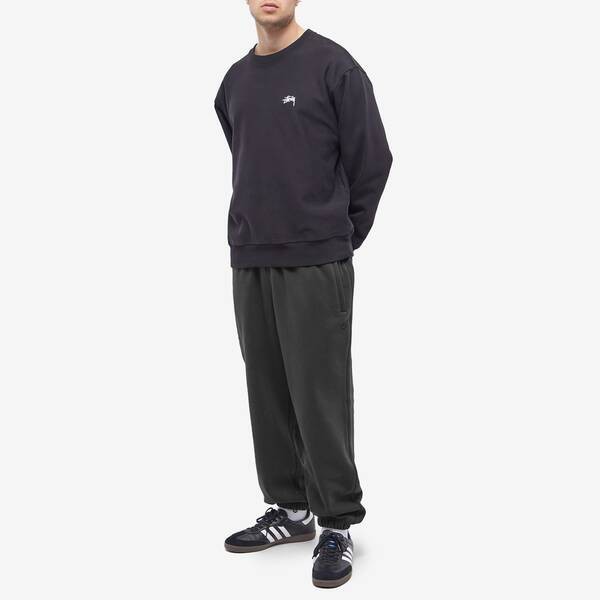 アディダス メンズ カジュアルパンツ ボトムス Adidas Trefoil Essentials Pant Black