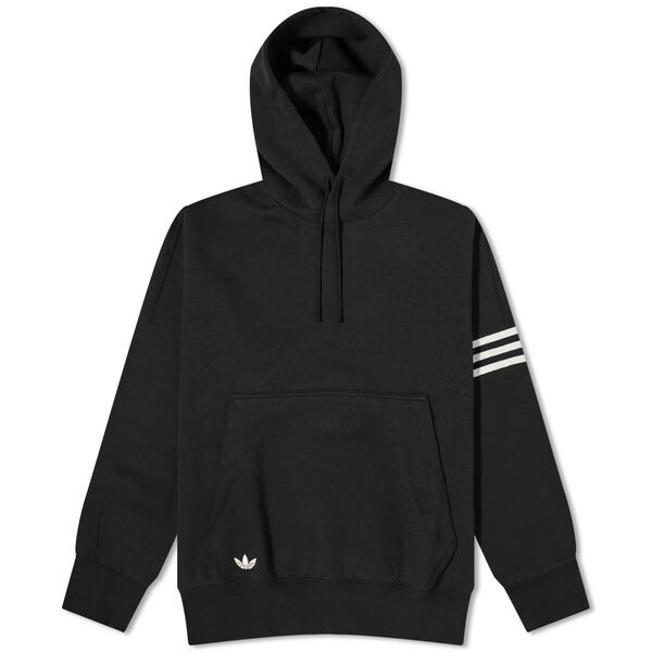 アディダス メンズ パーカー・スウェット アウター Adidas New Classic Hoody Black