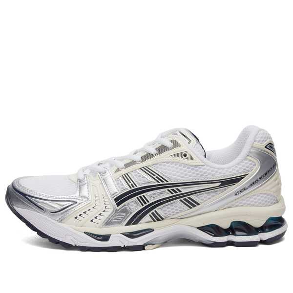 アシックス レディース スニーカー シューズ Asics Gel-Kayano 14 White & Midnight