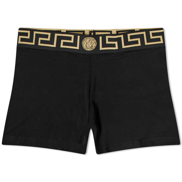 ヴェルサーチ メンズ カジュアルパンツ ボトムス Versace Greca Girl Pant Blackの通販は