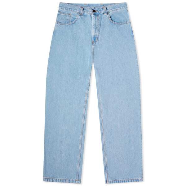 カーハート メンズ デニムパンツ ボトムス Carhartt WIP Brandon Loose Straight Jeans Blue Heavy Stone Bleached