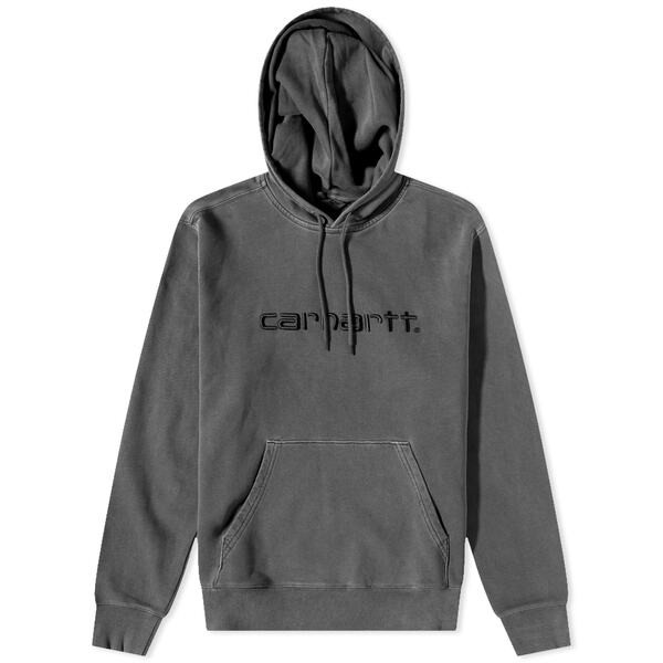 カーハート メンズ パーカー・スウェット アウター Carhartt WIP Hooded Duster Sweat Black