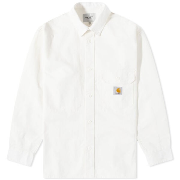 カーハート メンズ ジャケット・ブルゾン アウター Carhartt WIP Reno Shirt Jacket Off-White