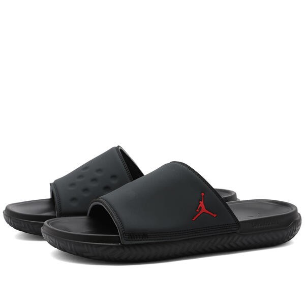 ジョーダン メンズ スニーカー シューズ Air Jordan Play Slide Anthracite & University Red