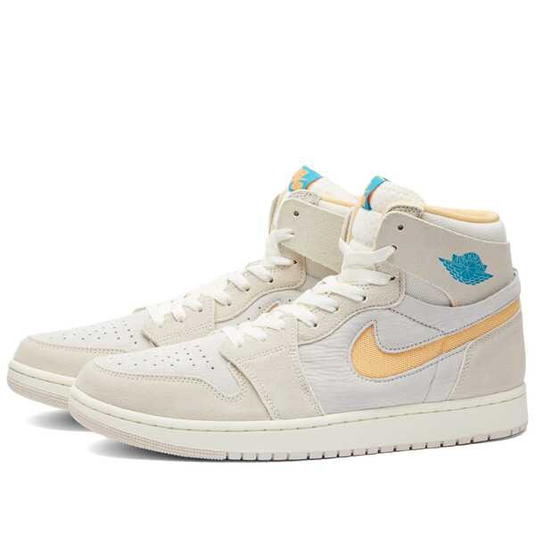 ジョーダン メンズ スニーカー シューズ Air Jordan 1 Zoom Air CMFT 2 Light Orewood Brown & Bright Citrus