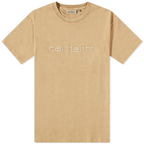カーハート メンズ Tシャツ トップス Carhartt WIP Duster Tee Dusty Hamilton Brown