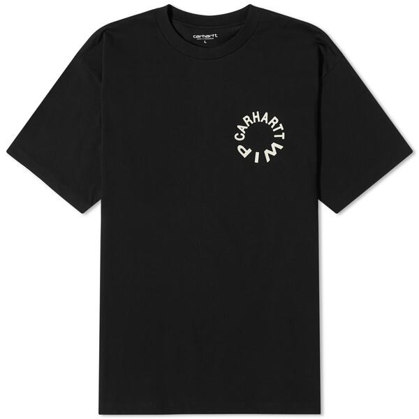 カーハート メンズ Tシャツ トップス Carhartt WIP Work Varsity Tee Black & Wax 9,865円