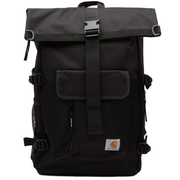 カーハート メンズ バックパック・リュックサック バッグ Carhartt WIP Philis Backpack Blackの通販は