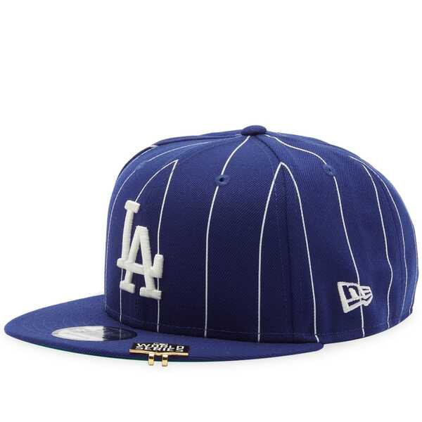 ニューエラ メンズ 帽子 アクセサリー New Era LA Dodgers 9Fifty Adjustable Cap Pinstripe