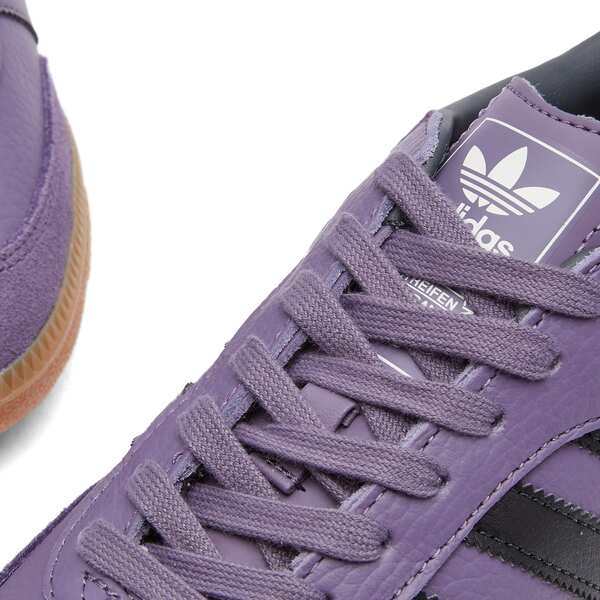 アディダス レディース スニーカー シューズ Adidas Samba OG W Shadow Violet, Carbon & Chalk White