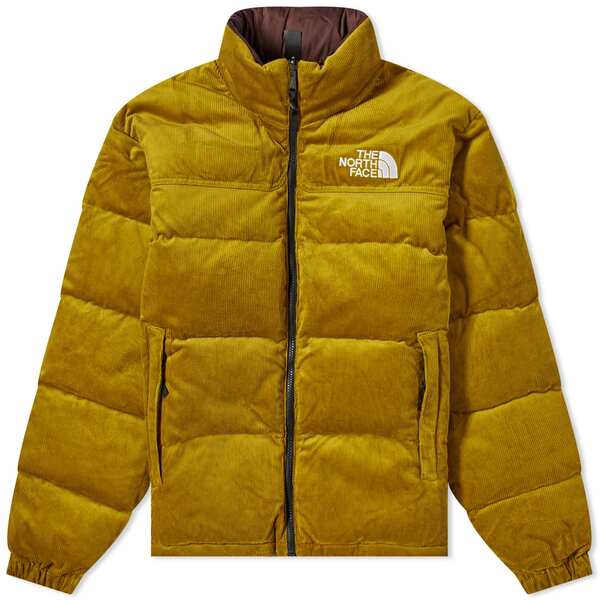 ノースフェイス メンズ ジャケット・ブルゾン アウター The North Face 92 Reversible Nuptse Jacket Sulphur Moss & Coal Brownの通販は