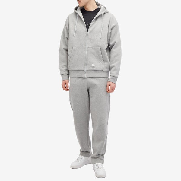 ナイキ メンズ パーカー・スウェット アウター Nike x Mmw NRG Fleece Hoodie Grey Heather