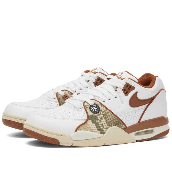 ナイキ メンズ スニーカー シューズ Nike x Stussy Air Flight '89 Low SP White, Pecan & Fossilの通販は 17,736円