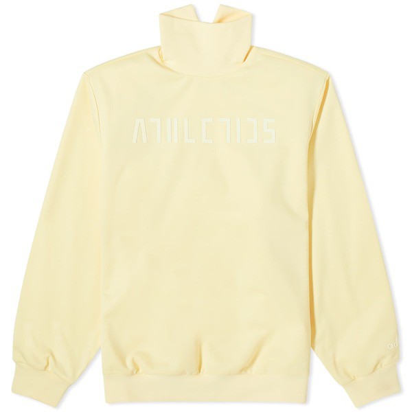 アディダス レディース パーカー・スウェット アウター Adidas x Fear of God Athletics Mock Pale Yellow