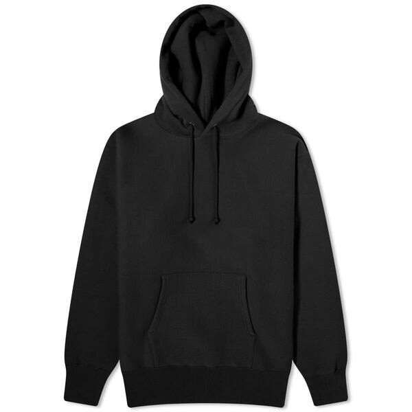 チャンピオン メンズ パーカー・スウェット アウター Champion Made in Japan Hoodie New Ebony