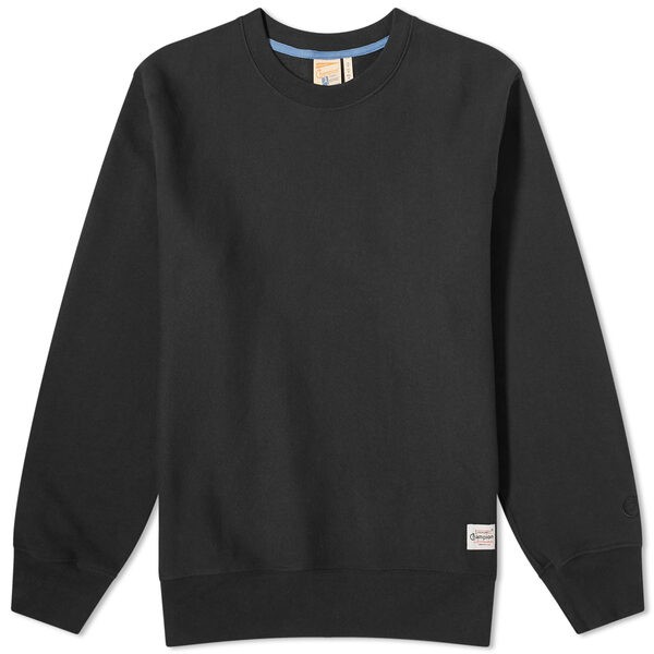 チャンピオン メンズ パーカー・スウェット アウター Champion Made in USA Reverse Weave Crew Sweat New Ebony