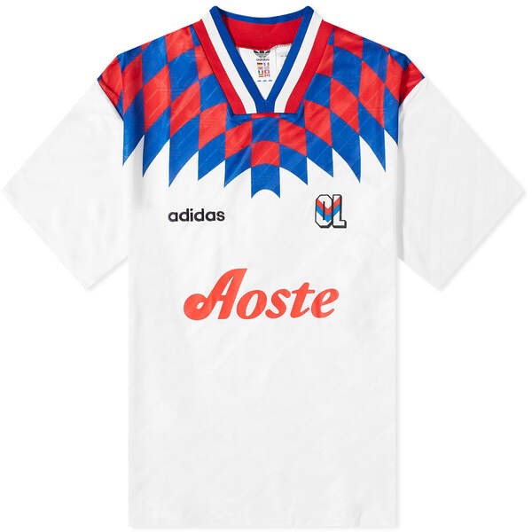 アディダス メンズ シャツ トップス Adidas Olympique Lyonnais OG 95-96 Jersey Whiteの通販は