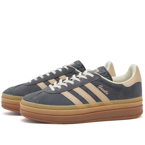 アディダス レディース スニーカー シューズ Adidas GAZELLE BOLD Grey Six, Magic Beige & Cream Whiteの通販は