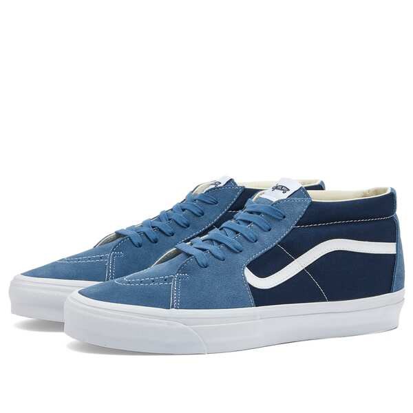 バンズ メンズ スニーカー シューズ Vans Sk8-Mid Reissue 83 Navy