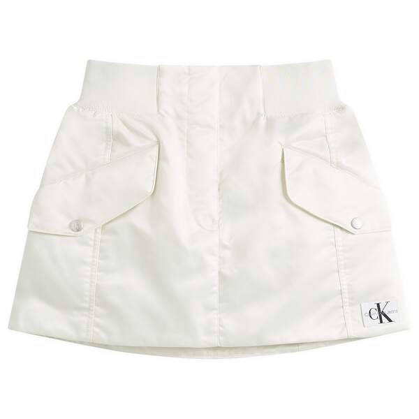 カルバンクライン レディース スカート ボトムス Calvin Klein Bomber Mini Skirt Icicle