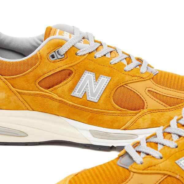 ニューバランス メンズ スニーカー シューズ New Balance U991YE2 - Made in UK Yellow