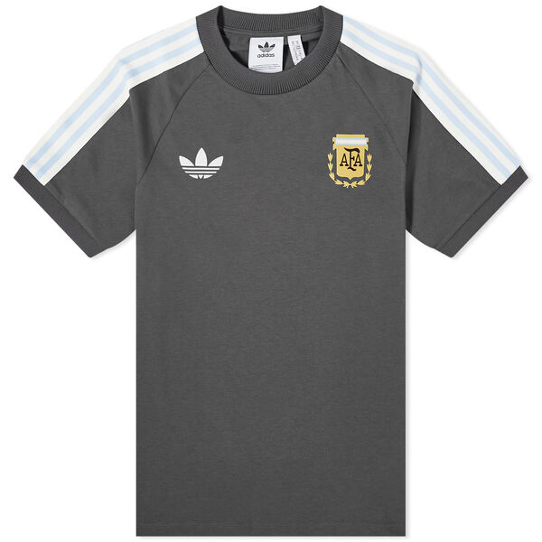 アディダス メンズ Tシャツ トップス Adidas Argentina OG 3 Stripe Tee Utility Blackの通販は 7,650円