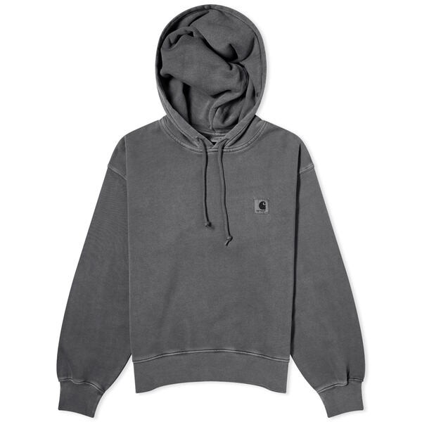 カーハート レディース パーカー・スウェット アウター Carhartt WIP Hooded Nelson Sweat Charcoal