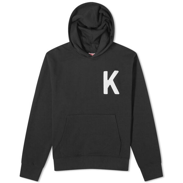 ケンゾー メンズ パーカー・スウェット アウター Kenzo Elephant Popover Hoody Black