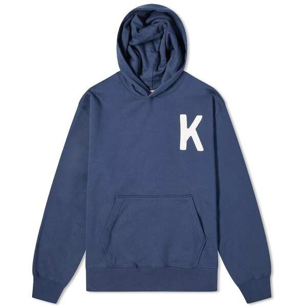 ケンゾー メンズ パーカー・スウェット アウター Kenzo Lucky Tiger Popover Hoody Midnight Blue