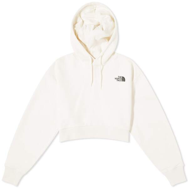 ノースフェイス レディース パーカー・スウェット アウター The North Face Trend Cropped Hoodie White Dune