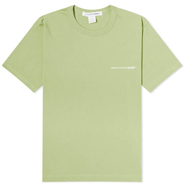 コム・デ・ギャルソン メンズ Tシャツ トップス Comme des Garcons SHIRT Chest Logo T-Shirt Khaki