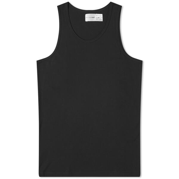 コム・デ・ギャルソン メンズ シャツ トップス Comme des Garcons SHIRT x Sunspel Vest Black