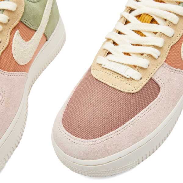 ナイキ レディース スニーカー シューズ Nike W AIR FORCE 1 ’07 LX Oil Green, Pale Ivory & Oxford Pink