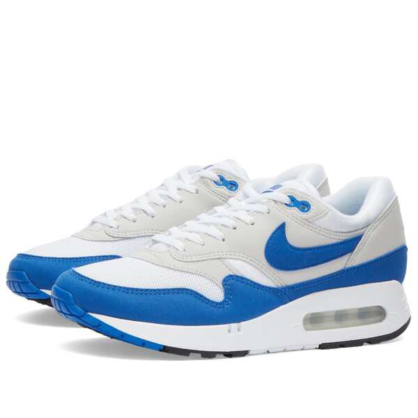 ナイキ メンズ スニーカー シューズ Nike Air Max 1 '86 OG White Royal Blue & Black