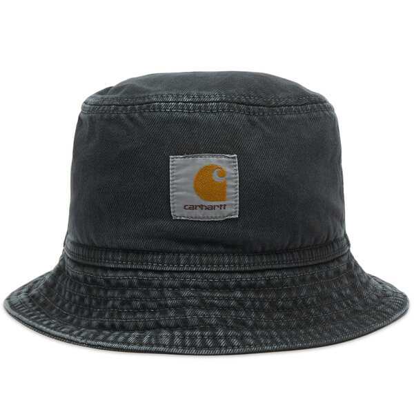 カーハート メンズ 帽子 アクセサリー Carhartt WIP Garrison Corduroy Bucket Hat Black