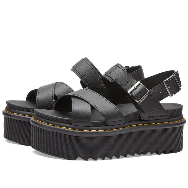 ドクターマーチン レディース サンダル シューズ Dr. Martens Voss II Quad Sandals Black