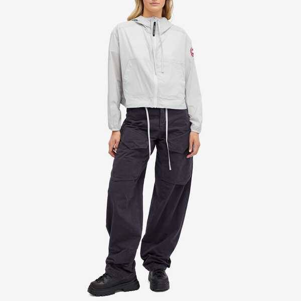 カナダグース レディース ジャケット・ブルゾン アウター Canada Goose Kaslo Cropped Wind Jacket Silver Birch