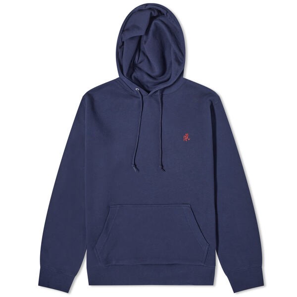 グラミチ メンズ パーカー・スウェット アウター Gramicci One Point Hoodie Navy