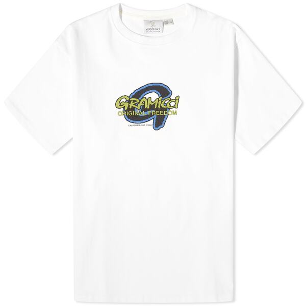 グラミチ メンズ Tシャツ トップス Gramicci Pixel G T-Shirt Whiteの通販は