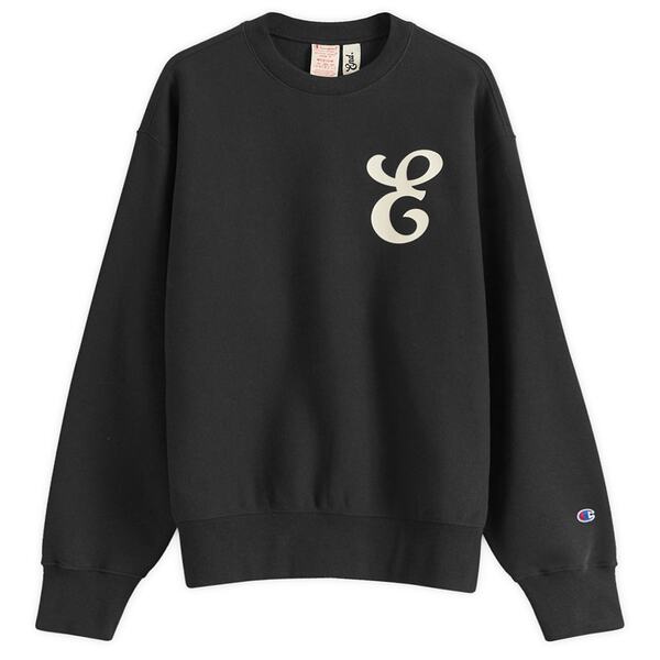 チャンピオン メンズ パーカー・スウェット アウター Champion for E by END. Crew Sweat Blackの通販は 22,960円